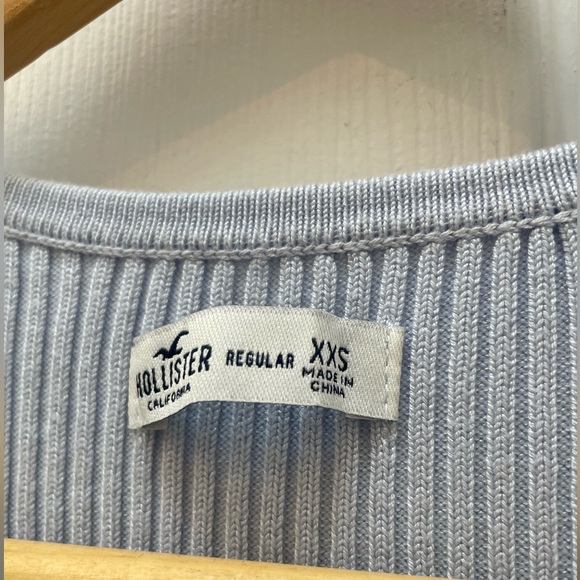 Hollister Light Blue Ribbed Dress - Picture 3 of 3